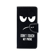 TopQ Samsung J6+ booklet Don't touch 39257 - Phone Case