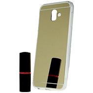 TopQ Samsung J6+ silicone mirror gold 39170 - Phone Cover