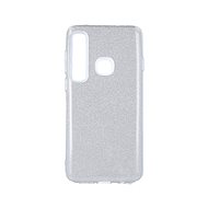Forcell Samsung A9 silicone glitter silver 38721 - Phone Cover