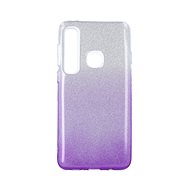 Forcell Samsung A9 silicone glitter silver-purple 38719 - Phone Cover