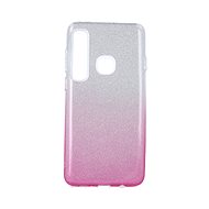 Forcell Samsung A9 silicone glitter silver-pink 38718 - Phone Cover