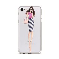 TopQ iPhone 7 silicone Lady 3 38196 - Phone Cover