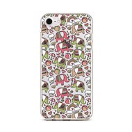 TopQ iPhone 7 silicone Elephants 38159 - Phone Cover