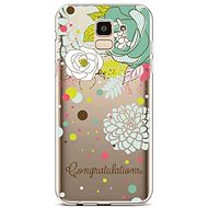 TopQ Samsung J6 silicone Congratulations 37968 - Phone Cover