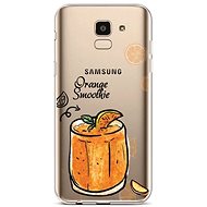 TopQ Samsung J6 silicone Orange Smoothie 37925 - Phone Cover