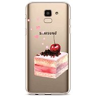 TopQ Samsung J6 silicone Cherry Cake 37862 - Phone Cover