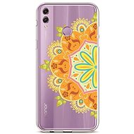 TopQ Honor 8X silicone Orange Mandala 37270 - Phone Cover