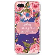 TopQ Xiaomi Mi 8 Lite silicone Keep Calm Flowers 1 36488 - Phone Cover