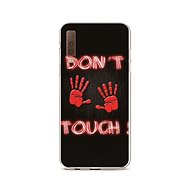 TopQ Samsung A7 silicone Don't touch red 35502 - Phone Case