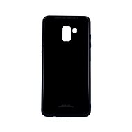 TopQ GLASS Samsung A8 Plus 2018 solid black 34622 - Phone Case