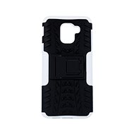 TopQ Samsung J6 with stand white 34170 - Phone Case