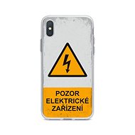 TopQ iPhone XS Max silicone Attention electrical device 34012 - Phone Case