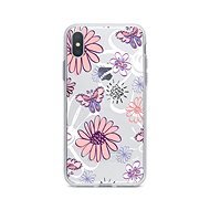TopQ iPhone XS Max silikón Flowers 33991 - Puzdro na mobil