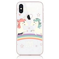 TopQ iPhone XS solid Unicorn Love 33629 - Phone Case