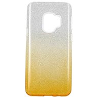 TopQ Samsung S9 glitter silver-orange 29669 - Phone Case