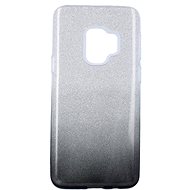 TopQ Samsung S9 glitter silver-black 29667 - Phone Case