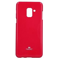 Mercury Samsung A8 Plus 2018 silicone pink 28262 - Phone Case