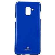 Mercury Samsung A8 Plus 2018 silicone blue 28260 - Phone Case