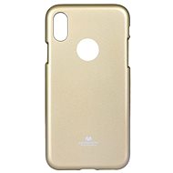 Mercury iPhone X silicone gold 27245 - Phone Case
