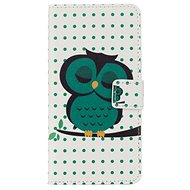 TopQ Doogee X30 book white with owl 26645 - Phone Case