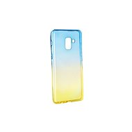 Forcell Samsung A8 Plus 2018 silicone iridescent blue 26234 - Phone Case