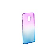 Forcell Samsung A8 Plus 2018 silicone iridescent purple 26232 - Phone Case