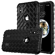 TopQ iPhone X Dragon Black 25078 - Phone Case