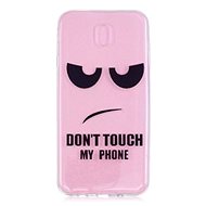 TopQ Samsung J7 2017 silicone Don't Touch 21640 - Phone Case