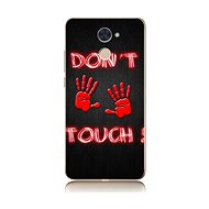 TopQ Huawei Y7 solid Don't touch red 21607 - Phone Case