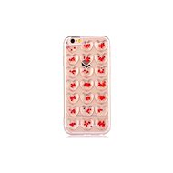 TopQ iPhone 7 silicone 3D heart red 21201 - Phone Case