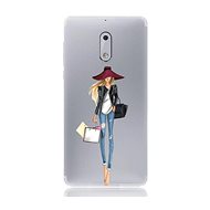 TopQ Nokia 6 silicone Lady 2 21156 - Phone Case
