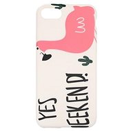 TopQ iPhone 7 silicone Flamingo 2 20982 - Phone Case