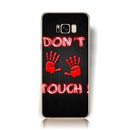 TopQ Samsung S8 Plus solid Don't touch red 18034 - Phone Case