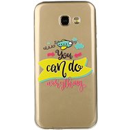 Forcell Samsung A5 2017 silicone inscription 4 17657 - Phone Case