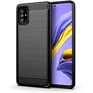 Forcell TopQ Samsung A51 silicone black 47850 - Phone Cover