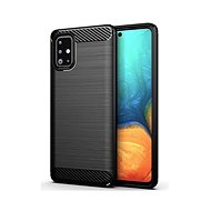 TopQ Samsung A71 silicone black 47704 - Phone Cover