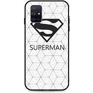 TopQ Samsung A71 3D silicone White Superman 47502 - Phone Cover