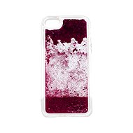 Vennus TopQ iPhone 8 Silicone Liquid Pink 48672 - Phone Case