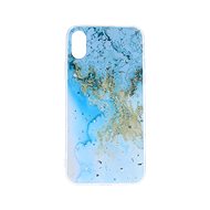 Vennus iPhone XS Solid Marble Stone Ocean 48659 - Phone Cover
