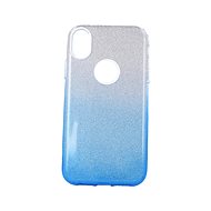TopQ iPhone XR glitter silver-blue 48574 - Phone Cover