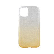 TopQ iPhone 11 glitter silver-orange 48652 - Phone Case