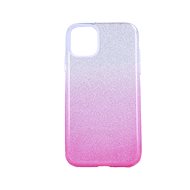 TopQ iPhone 11 glitter silver-pink 48648 - Phone Case