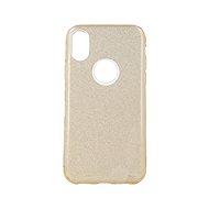 TopQ iPhone XS glitter gold 48638 - Phone Case