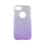Forcell iPhone 8 glitter silver-purple 48634 - Phone Case