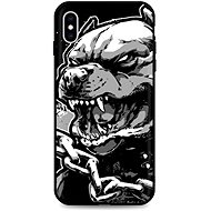 TopQ iPhone XS silicone Aggressive Pitbull 49164 - Phone Cover