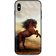 TopQ iPhone XS silicone Brown Horse 49158 - Phone Cover