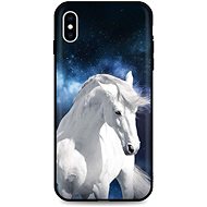 TopQ iPhone XS silicone White Horse 49153 - Phone Cover