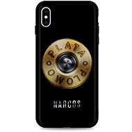 TopQ iPhone XS silicone Plata O Plomo 49146 - Phone Cover