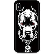 TopQ iPhone XS silicone Fighting Dog 49141 - Phone Cover