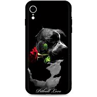TopQ iPhone XR silicone Pitbull Love 49120 - Phone Cover